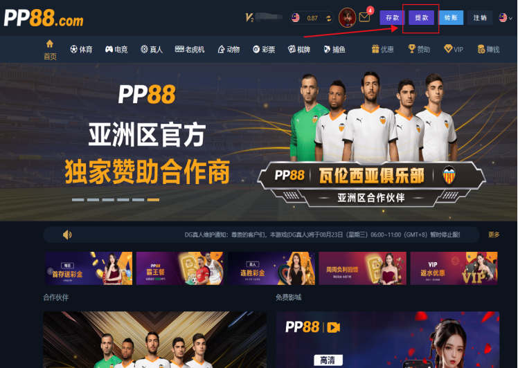 PP88提款的方式和步驟教學指南